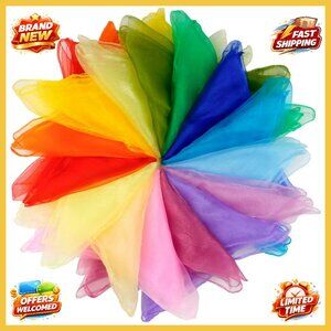 Juggling Scarves Set for Kids Play Dance Magic Tricks Sensory Training